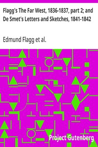 Cover of Flagg's The Far West, 1836-1837, part 2; and De Smet's Letters and Sketches, 1841-1842