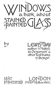 Cover of Windows: A Book About Stained & Painted Glass