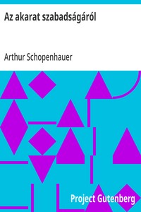 Cover of Az akarat szabadságáról