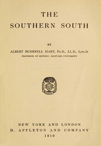 Cover of The Southern South