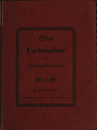 Cover of The Calendar, and Other Verses