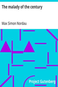 Cover of The malady of the century