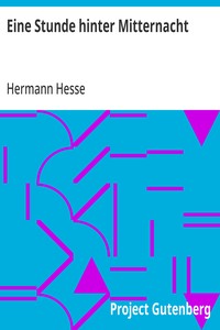 Cover of Eine Stunde hinter Mitternacht