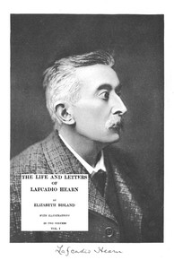 Cover of The Life and Letters of Lafcadio Hearn, Volume 1