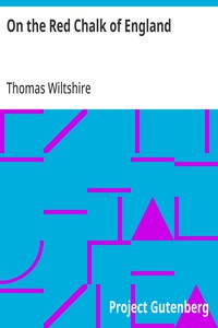 Cover of On the Red Chalk of England