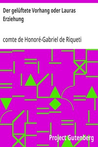 Cover of Der gelüftete Vorhang oder Lauras Erziehung