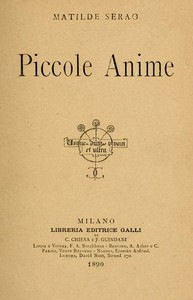 Cover of Piccole anime