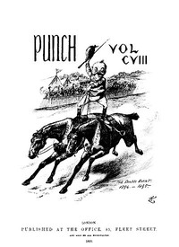 Cover of Punch, or the London Charivari, January 5th, 1895