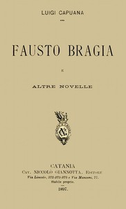 Cover of Fausto Bragia, e altre novelle