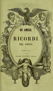 Cover of Ricordi del 1870-71