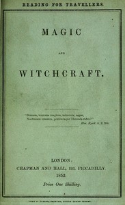 Cover of Magic and Witchcraft