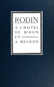 Cover of Rodin à l'hotel de Biron et à Meudon