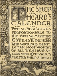 Cover of The Shepheard's Calender: Twelve Aeglogues Proportionable to the Twelve Monethes