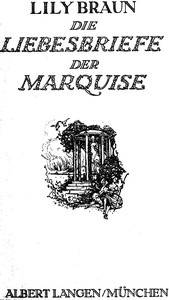 Cover of Die Liebesbriefe der Marquise