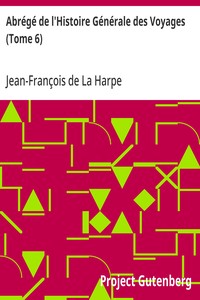 Cover of Abrégé de l'Histoire Générale des Voyages (Tome 6)
