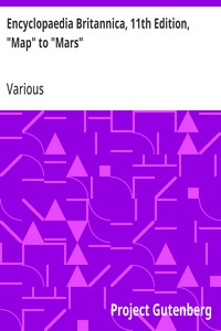 Cover of Encyclopaedia Britannica, 11th Edition, "Map" to "Mars" Volume 17, Slice 6