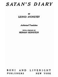 Cover of Satan's Diary