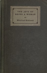 Cover of The Joys of Being a Woman, and Other Papers