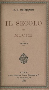 Cover of Il secolo che muore, vol. IV