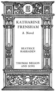 Cover of Katharine Frensham: A Novel