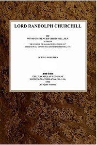 Cover of Lord Randolph Churchill
