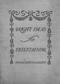 Cover of Bright Ideas for Entertaining