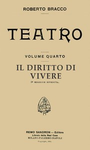 Cover of Il diritto di vivere: Dramma in tre atti