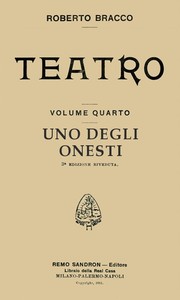 Cover of Uno degli onesti: Commedia in un atto
