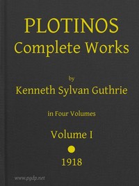 Cover of Plotinos: Complete Works, v. 1 In Chronological Order, Grouped in Four Periods