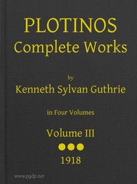 Cover of Plotinos: Complete Works, v. 3 In Chronological Order, Grouped in Four Periods