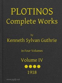 Cover of Plotinos: Complete Works, v. 4 In Chronological Order, Grouped in Four Periods