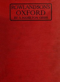 Cover of Rowlandson's Oxford