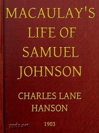 Cover of Macaulay's Life of Samuel Johnson, with a Selection from his Essay on Johnson