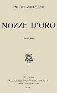 Cover of Nozze d'oro: romanzo