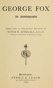 Cover of George Fox: An Autobiography