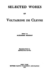 Cover of Selected Works of Voltairine de Cleyre