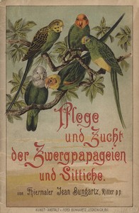 Cover of Pflege und Zucht der Zwergpapageien und Sittiche Kurze Anleitung zur Behandlung und Pflege