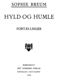 Cover of Hyld og Humle: Fortællinger