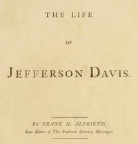 Cover of The Life of Jefferson Davis