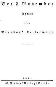 Cover of Der 9. November: Roman