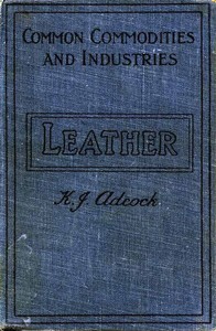 Cover of Leather: From the Raw Material to the Finished Product
