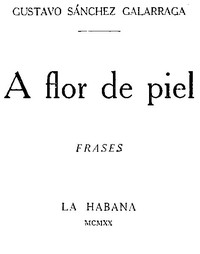 Cover of A Flor De Piel: Frases