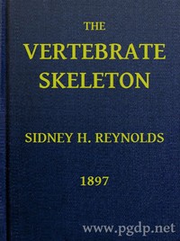 Cover of The Vertebrate Skeleton