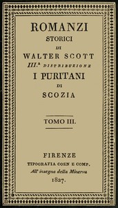 Cover of I Puritani di Scozia, vol. 3