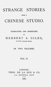 Cover of Strange Stories from a Chinese Studio, Vol. 2 (of 2)