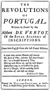 Cover of The Revolutions of Portugal