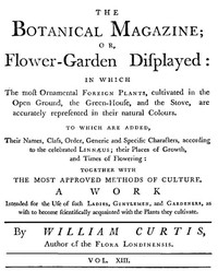 Cover of The Botanical Magazine, Vol. 13 Or, Flower-Garden Displayed
