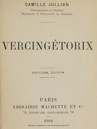 Cover of Vercingétorix
