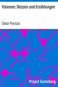Cover of Visionen: Skizzen und Erzählungen