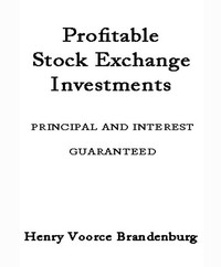 Cover of Profitable Stock Exchange Investments